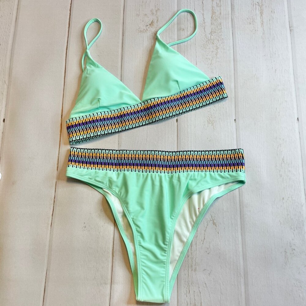 NEW - Shein - Women’s Teal Green Bikini - Size Large